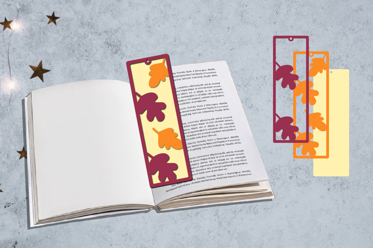 Fall Bookmarks Papercut Layered