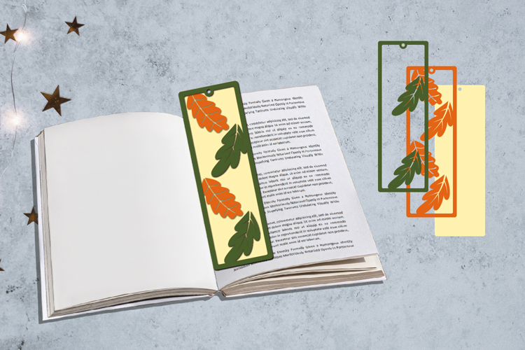 Fall Bookmarks Papercut Layered