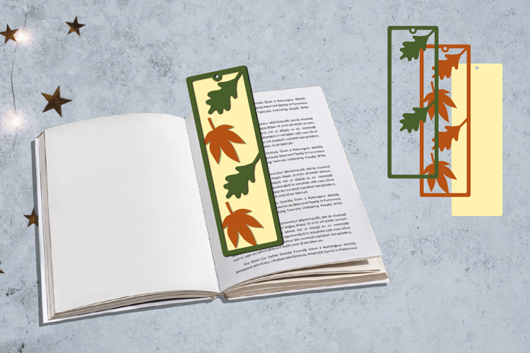 Fall Bookmarks Papercut Layered