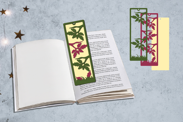Fall Bookmarks Papercut Layered