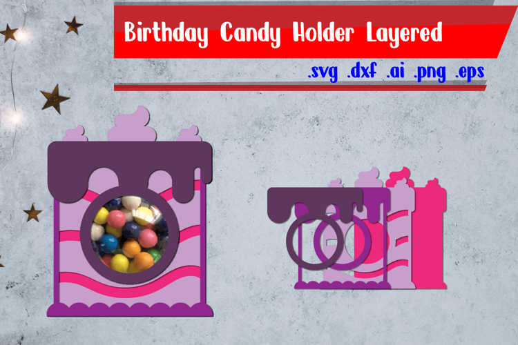 Birthday Candy Holder - Birthday Candy Dome