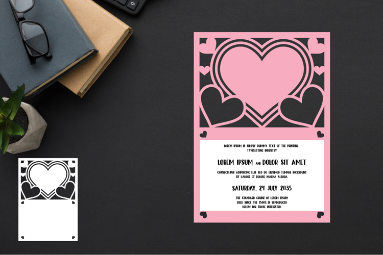 Invitations Template Papercut, Wedding Invitation Template