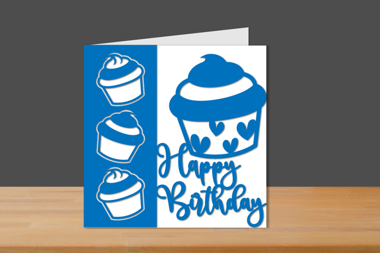 Birthday Papercut Card, Birthday Card, Birthday Cut files