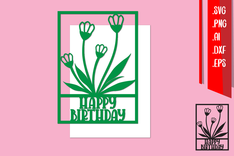 Happy Birthday Template, Birthday Paper cut