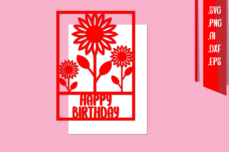 Happy Birthday Template, Birthday Paper cut
