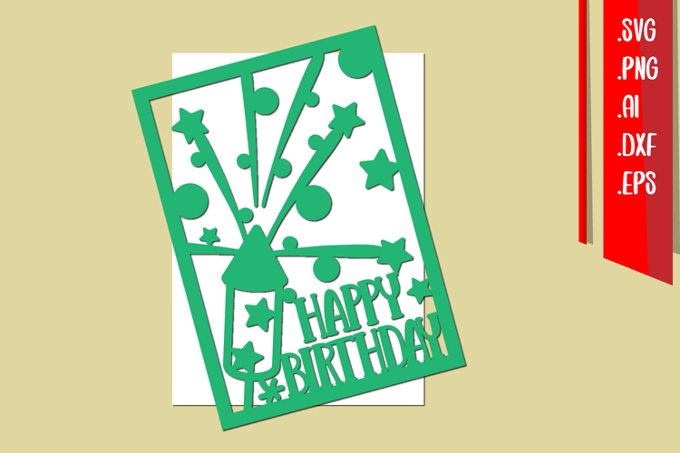 Happy Birthday Paper cut, Birthday Cut Files