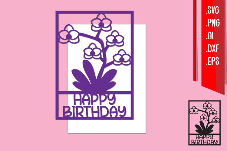Happy Birthday Template, Birthday Paper cut