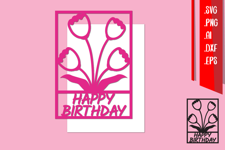 Happy Birthday Template, Birthday Papercut