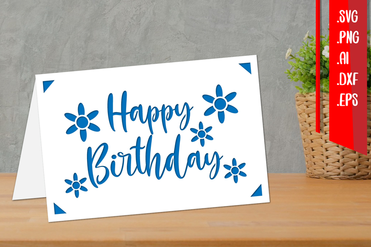 Simple Birthday Card, Birthday Insert Card, Cricut Joy
