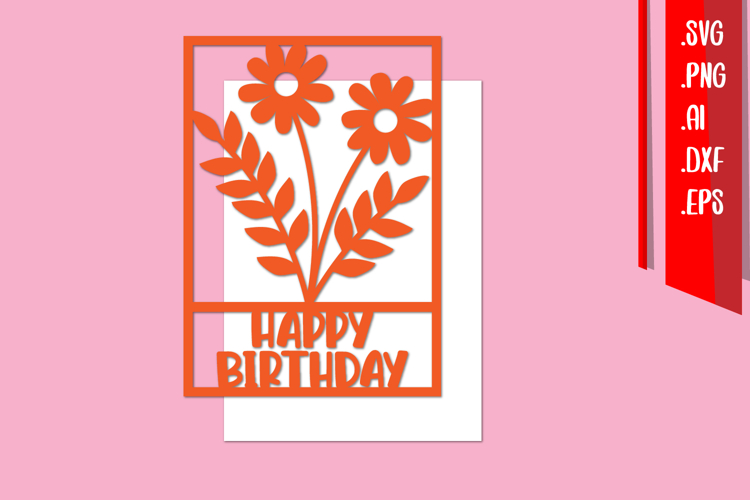 Happy Birthday Template, Birthday Paper cut