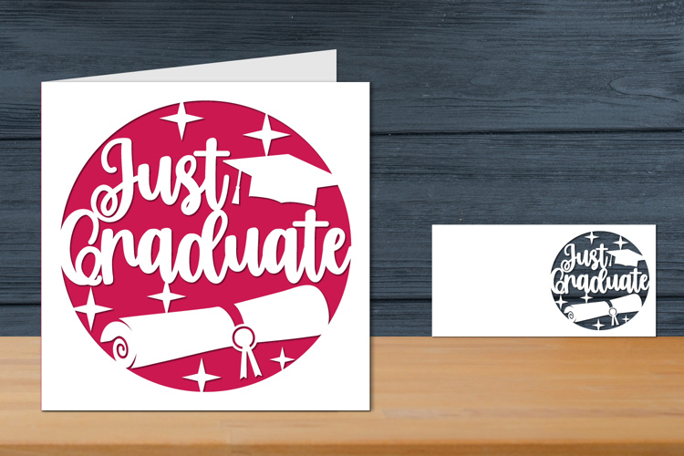 Just Graduate Card, Congratulations Card