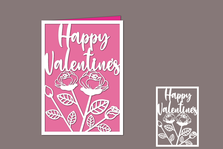 Happy Valentines, Valentines Papercut