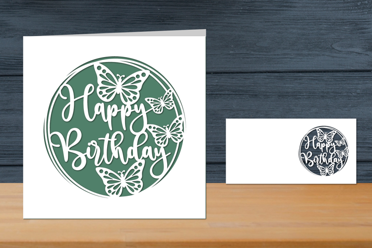 Happy Birthday Papercut Card