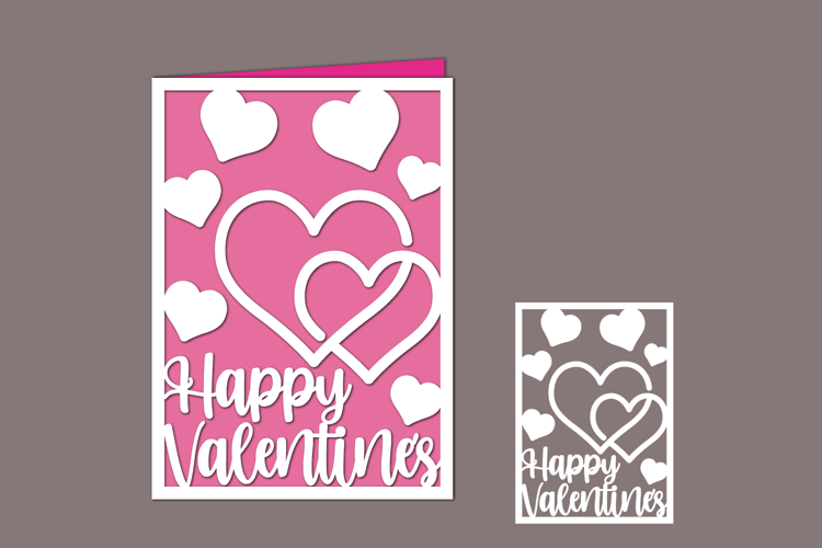Happy Valentines, Valentines Papercut