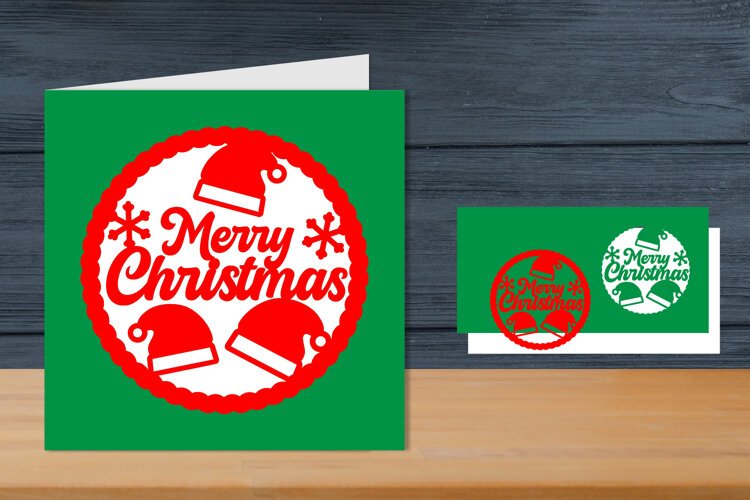 Christmas Greeting Card Template example image 1