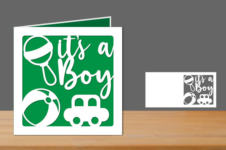 its a boy, Baby Shower Card