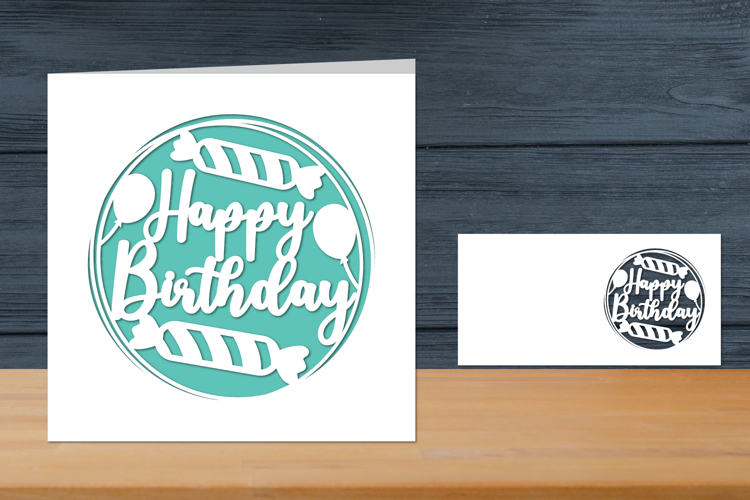 Happy Birthday Papercut Card