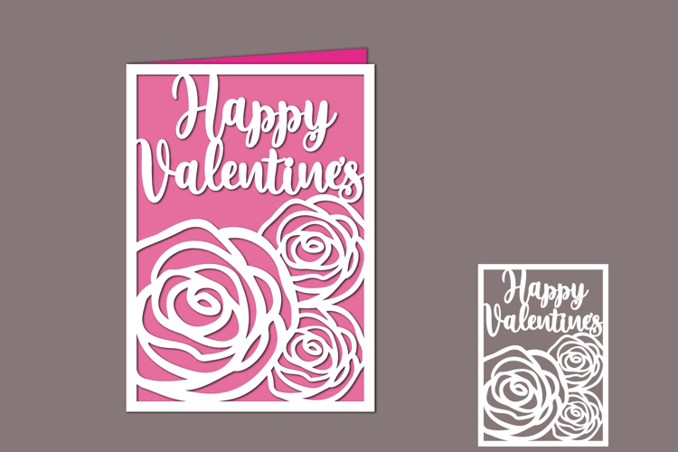 Happy Valentines, Valentines Papercut