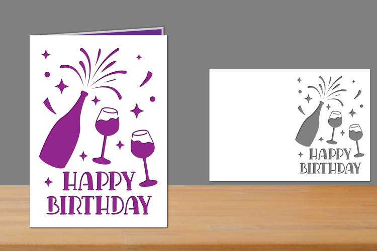Birthday Card, Happy Birthday Papercut