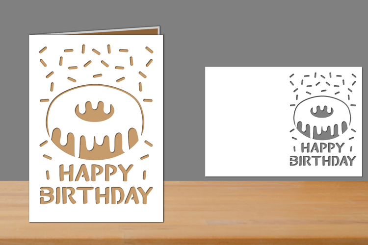 Birthday Card, Happy Birthday Papercut