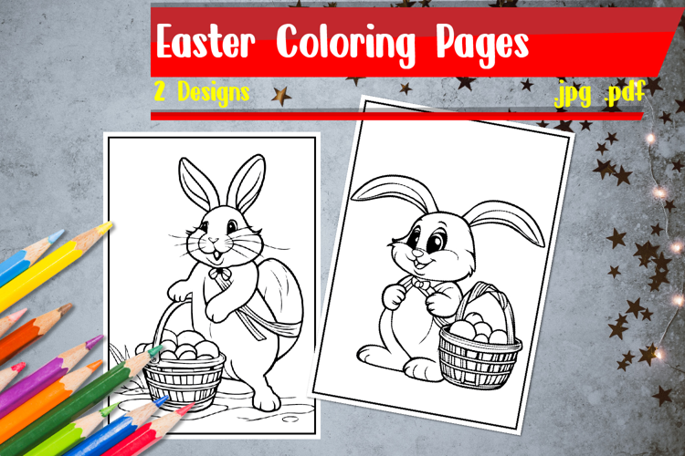 Easter Coloring Pages | Bunny Coloring Pages