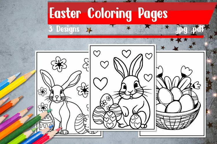 Easter Coloring Pages 3