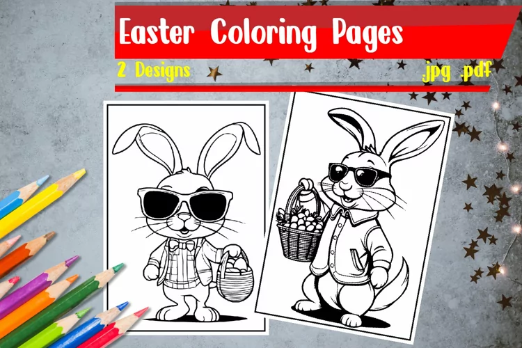 Easter Coloring Pages | Bunny Coloring Pages