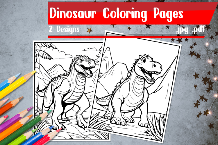 Dinosaur Coloring Pages | Dino Coloring Pages