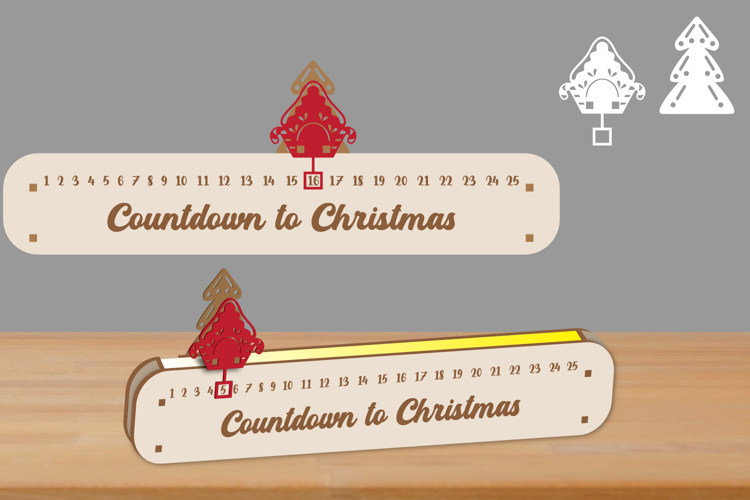 Christmas Countdown LED - Day Until Christmas svg