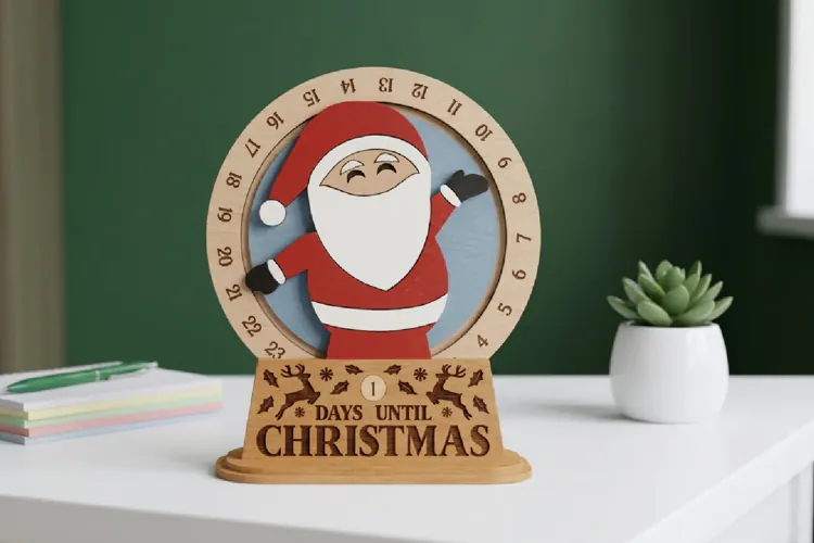 Christmas Advent Calendar, Day Until Christmas, Countdown