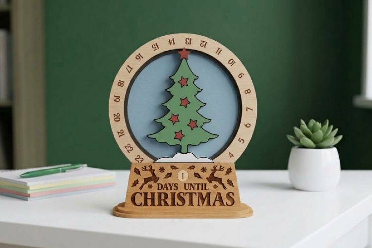 Christmas Advent Calendar, Day Until Christmas, Countdown