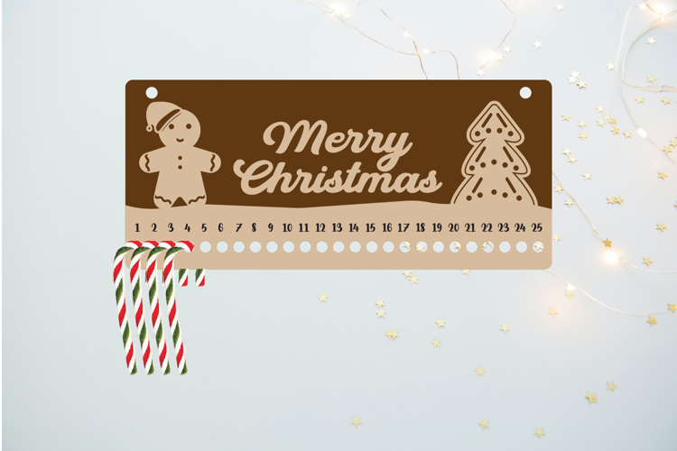 Christmas Calendar | Christmas Countdown | Gingerbread