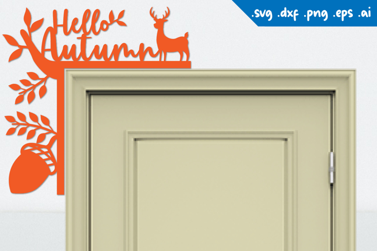 Hello Autumn Door Corner