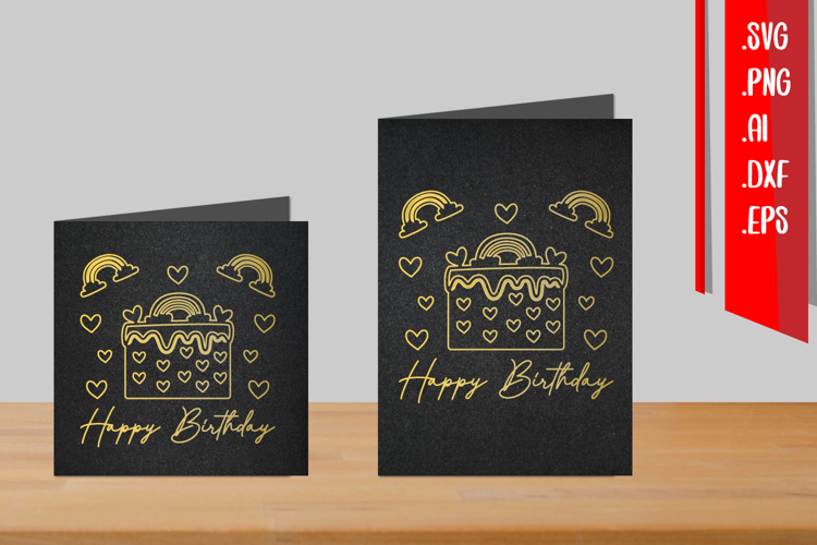 Birthday Foil Quill, Single Line SVG, Outline Design