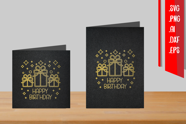 Birthday Foil Quill, Single Line SVG, Outline Design