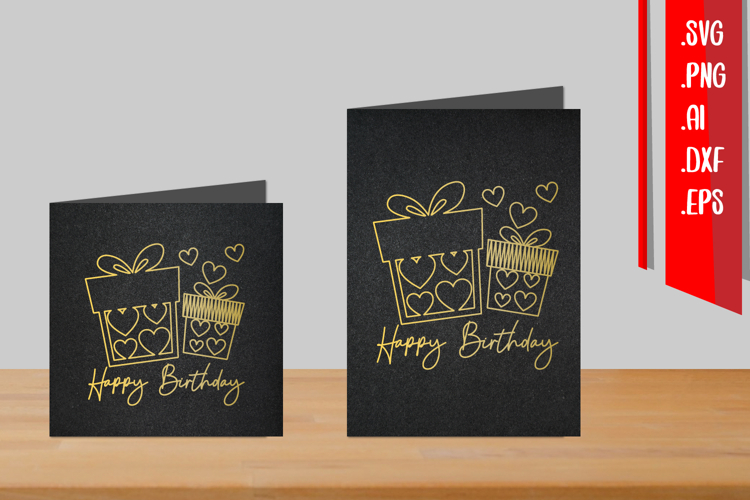 Birthday Foil Quill, Single Line SVG, Outline Design