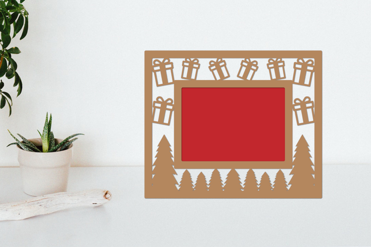 Christmas Photo Frame Lasercut