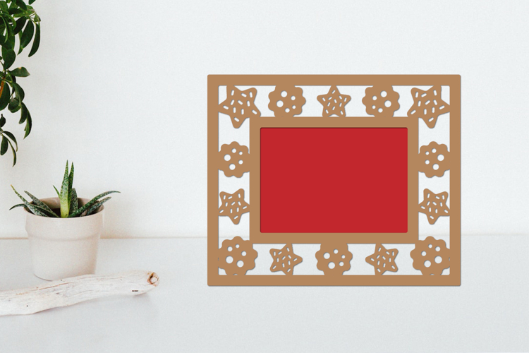 Christmas Photo Frame Lasercut