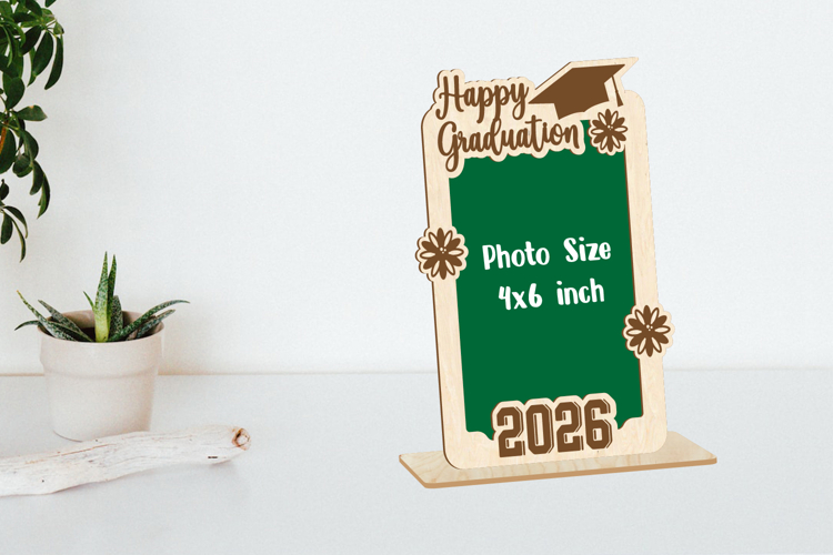 2026 Graduation Photo Frame, Wooden Photo Frame, Class of