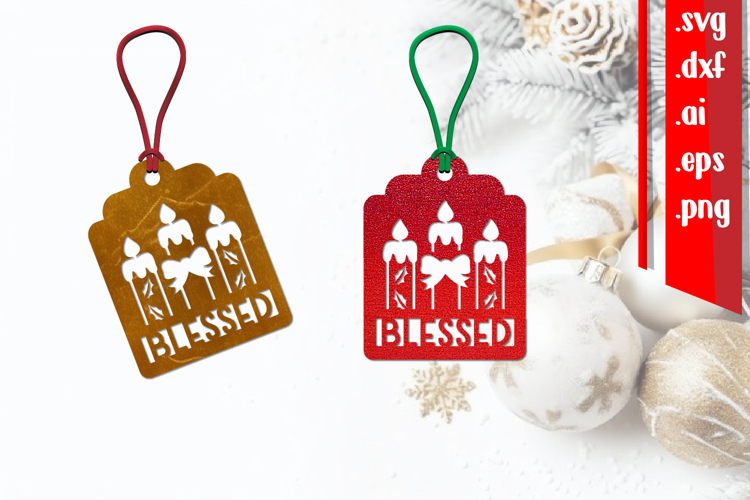 Christmas Ornament Sublimation Designs