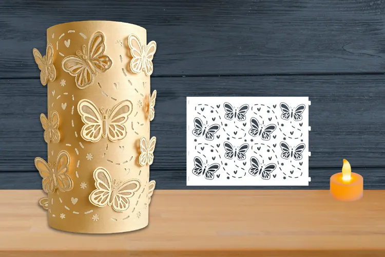 Butterflies Paper Lantern, Butterfly Light night