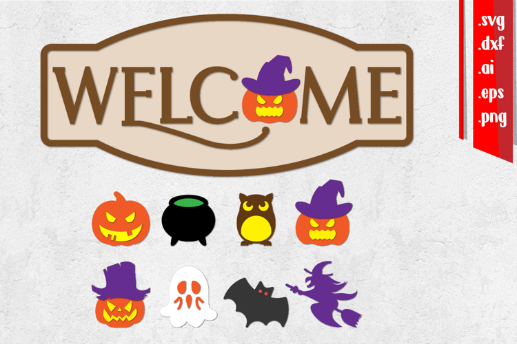 Halloween Welcome Sign Image 22