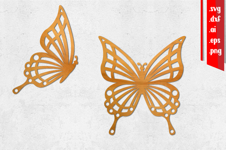 Butterflies Lasercut Decor Svg