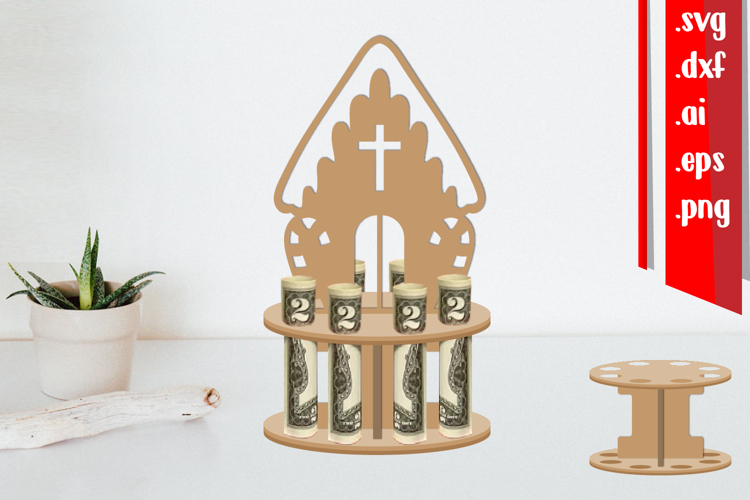 Christmas Money Cake Laser cut Gingerbread Money Cake Laser