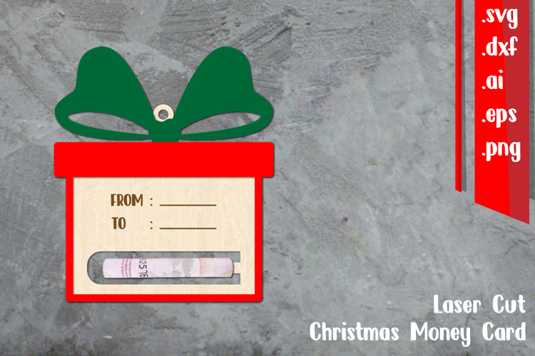 Christmas Gift Card Holder Svg Image 4