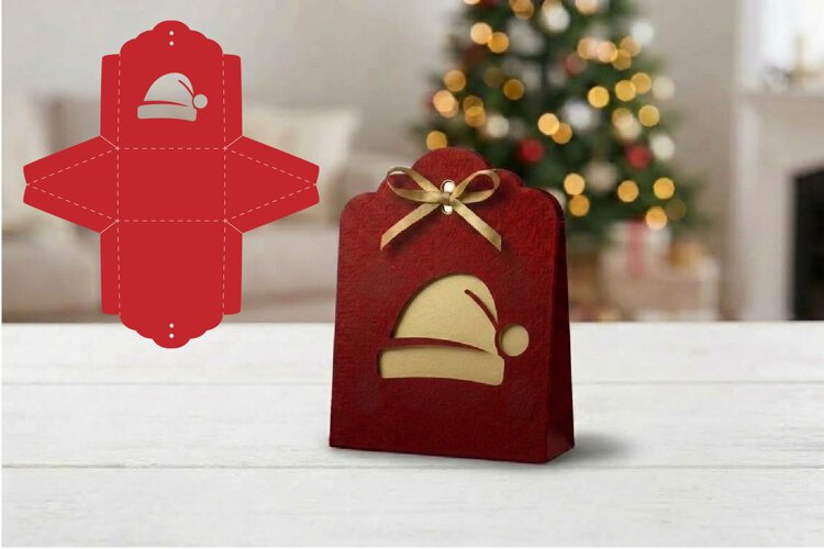 Santa Claus Gift Paper Bags, Christmas Gift Packaging example image 1