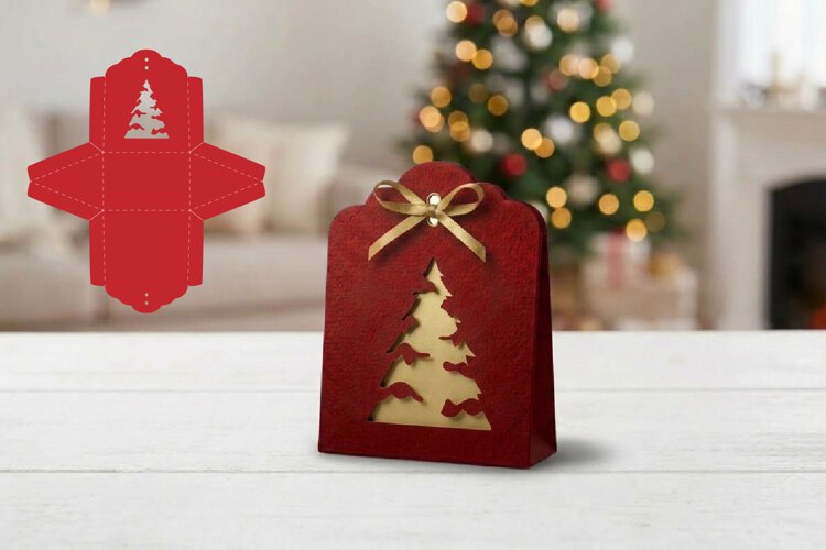 Christmas Gift Paper Bags, Christmas Gift Packaging example image 1