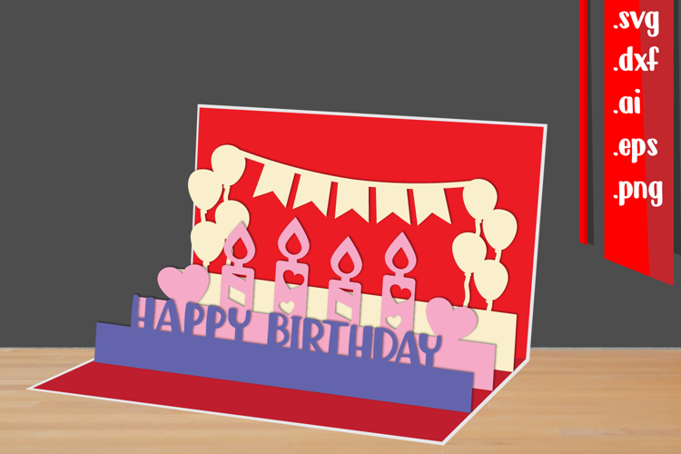 Happy Birthday Popup Card DIY