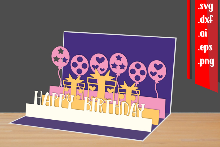 Happy Birthday Popup Card DIY