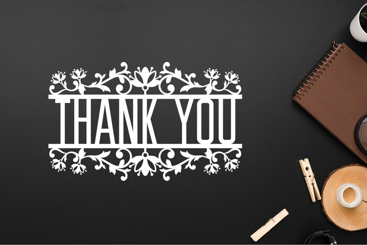 Thank You Papercut, Thank You Cut Files